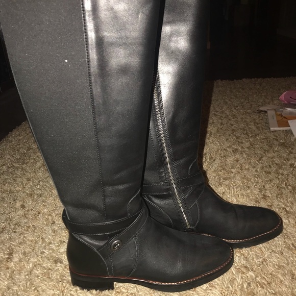Coach Shoes - Coach Turlock Riding Boots Black 8